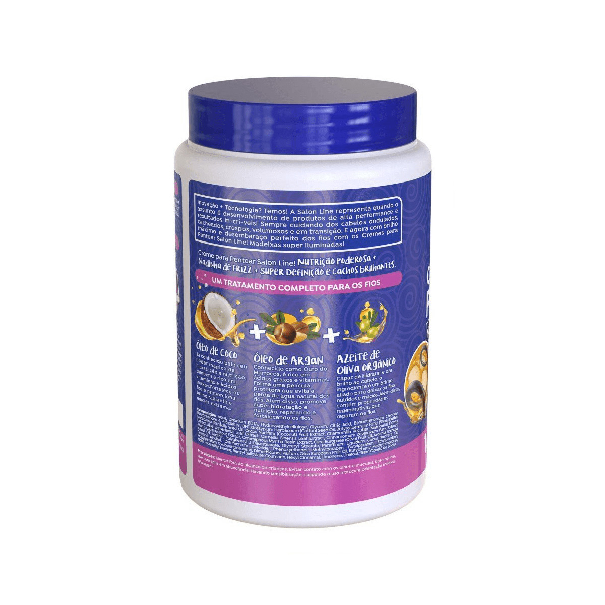 Creme De Pentear Salon Line Nutrição Reparadora 1Kg — imagem 3 | Drogaria Taveira