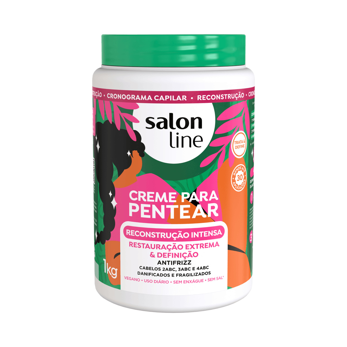 Creme de Pentear Salon Line Reconstrução Intensa 1Kg — Salon Line | Drogaria Taveira