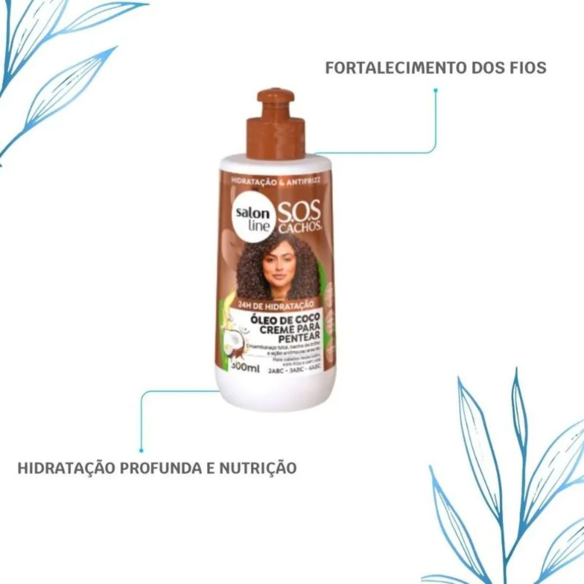 Creme de Pentear Salon Line SOS Cachos Coco 300ml — imagem 3 | Drogaria Taveira