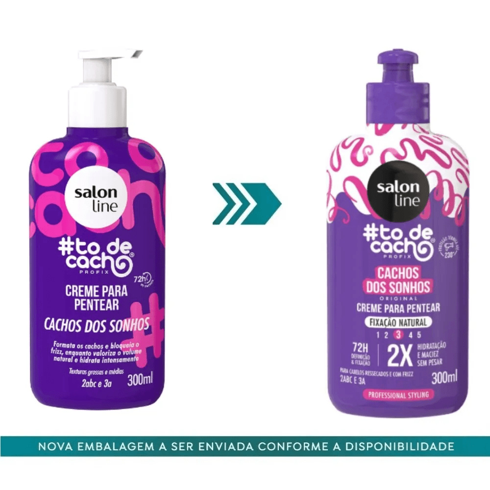 Creme de Pentear Salon Line #todecacho Cachos dos Sonhos 300ml — imagem 2 | Drogaria Taveira