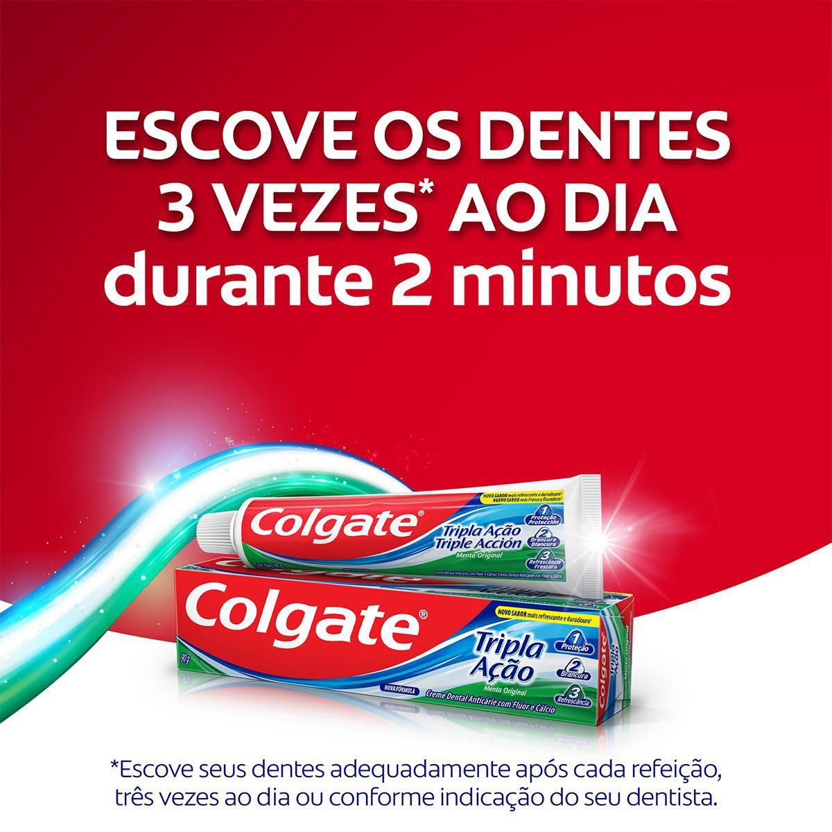 Creme Dental Colgate Tripla Ação Sabor Menta Original 180g Leve 180g Pague 140g — imagem 3 | Drogaria Taveira