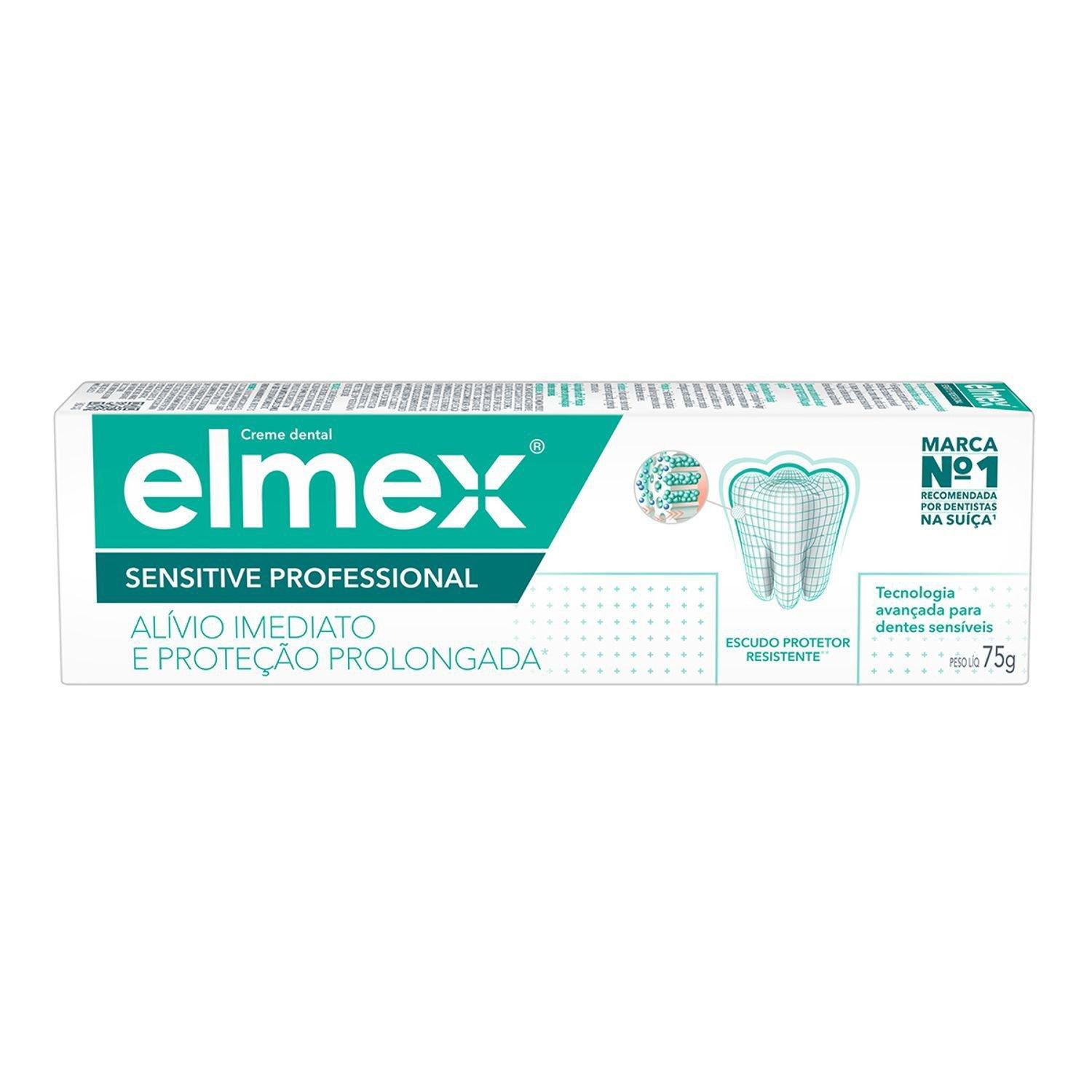 Creme Dental Elmex Sensitive Professional 75g — Elmex | Drogaria Taveira