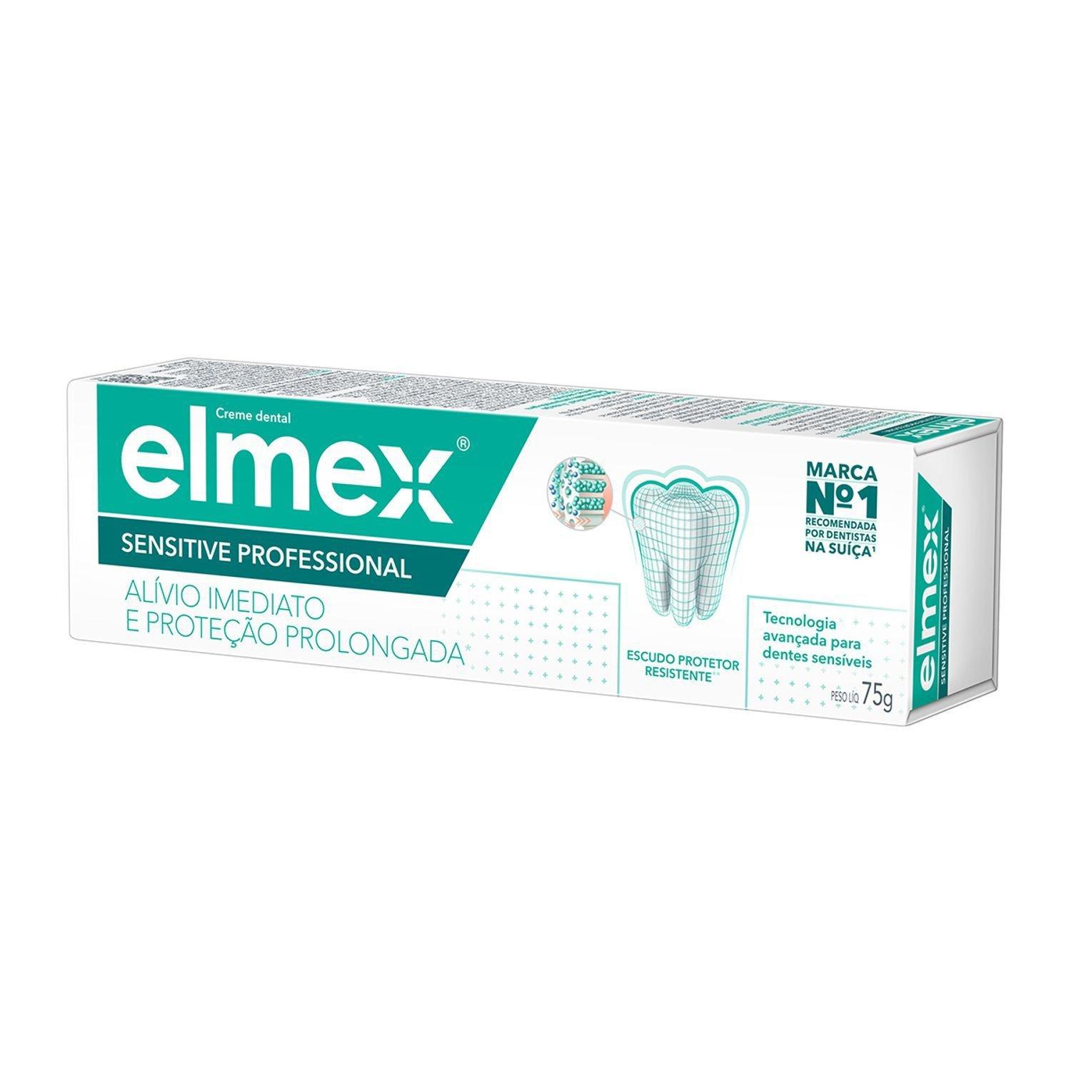 Creme Dental Elmex Sensitive Professional 75g — imagem 3 | Drogaria Taveira