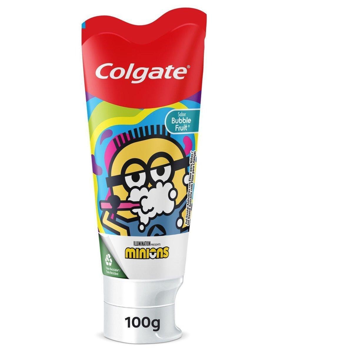 Creme Dental Infantil Colgate Smiles Minions Sabor Bubble Fruit 100g — imagem 2 | Drogaria Taveira