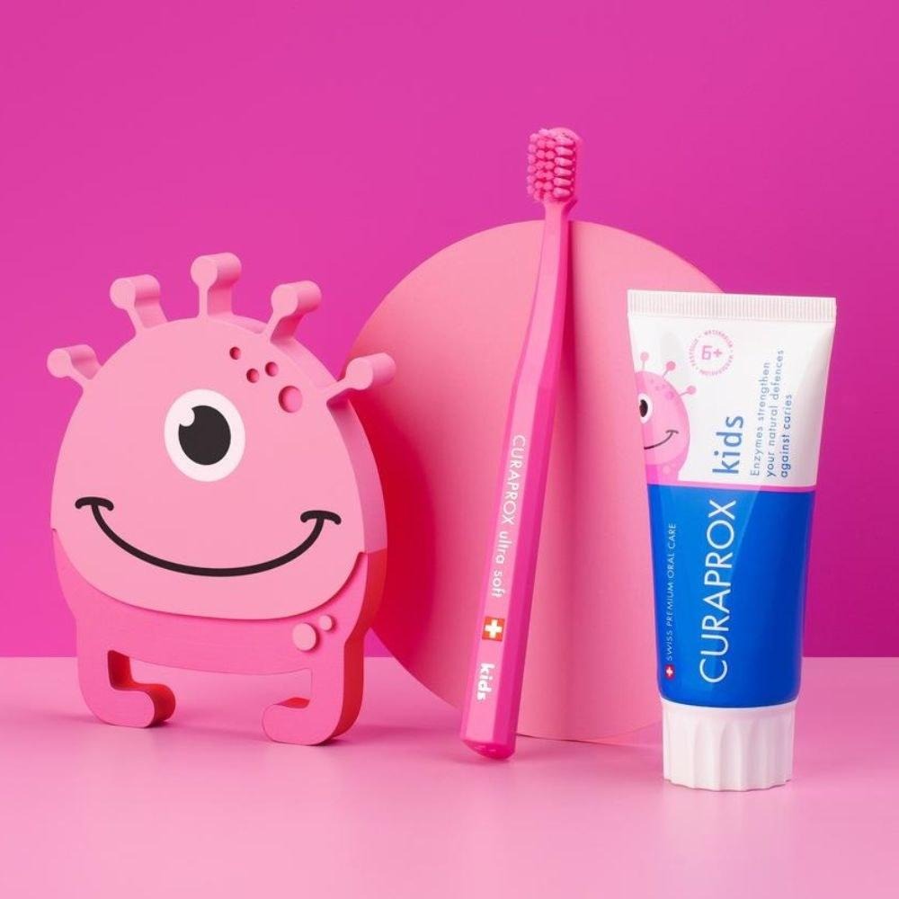 Creme Dental Infantil Curaprox Kids com Flúor de 0 a 6 anos Sabor Melancia 60ml — imagem 4 | Drogaria Taveira