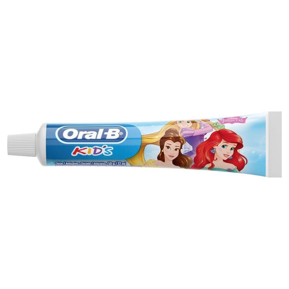 Creme Dental Infantil Oral-B Kids Disney Princesas Anticáries com Flúor 50g — Oral B | Drogaria Taveira