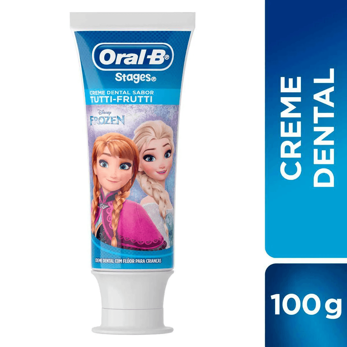 Creme Dental Infantil Oral-B Stages Frozen com Flúor 100g — Oral B | Drogaria Taveira