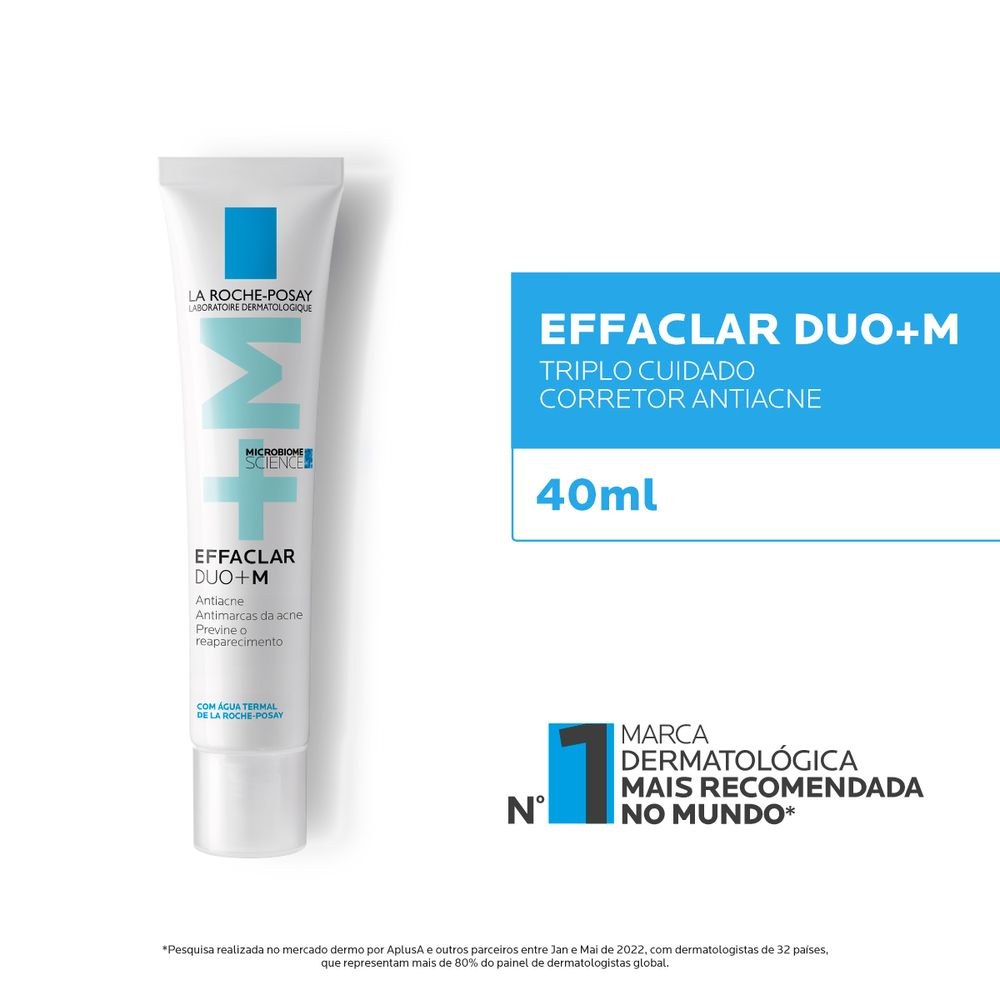 Creme Facial La Roche-Posay Effaclar Duo+M Corretor Antiacne 40ml — imagem 3 | Drogaria Taveira