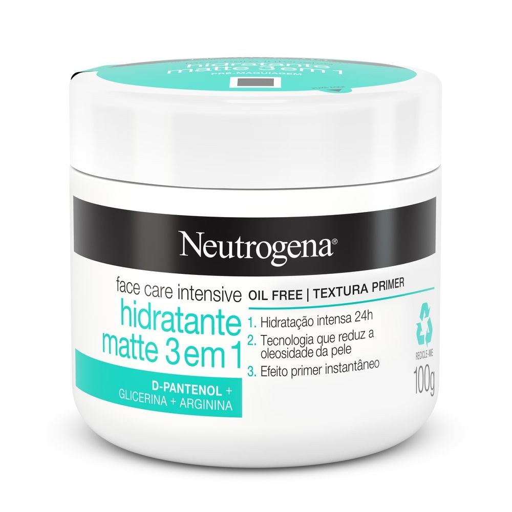 Creme Facial Neutrogena Face Care Intensive Matte 3 em 1 100g — imagem 2 | Drogaria Taveira
