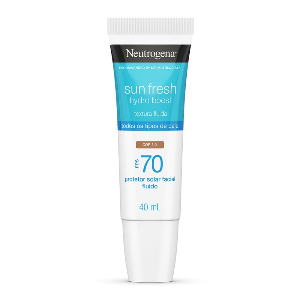 Creme Facial Neutrogena Sun Fresh® Derm Care Hydro Boost FPS 70 40ml Cor 3.0 — imagem 3 | Drogaria Taveira