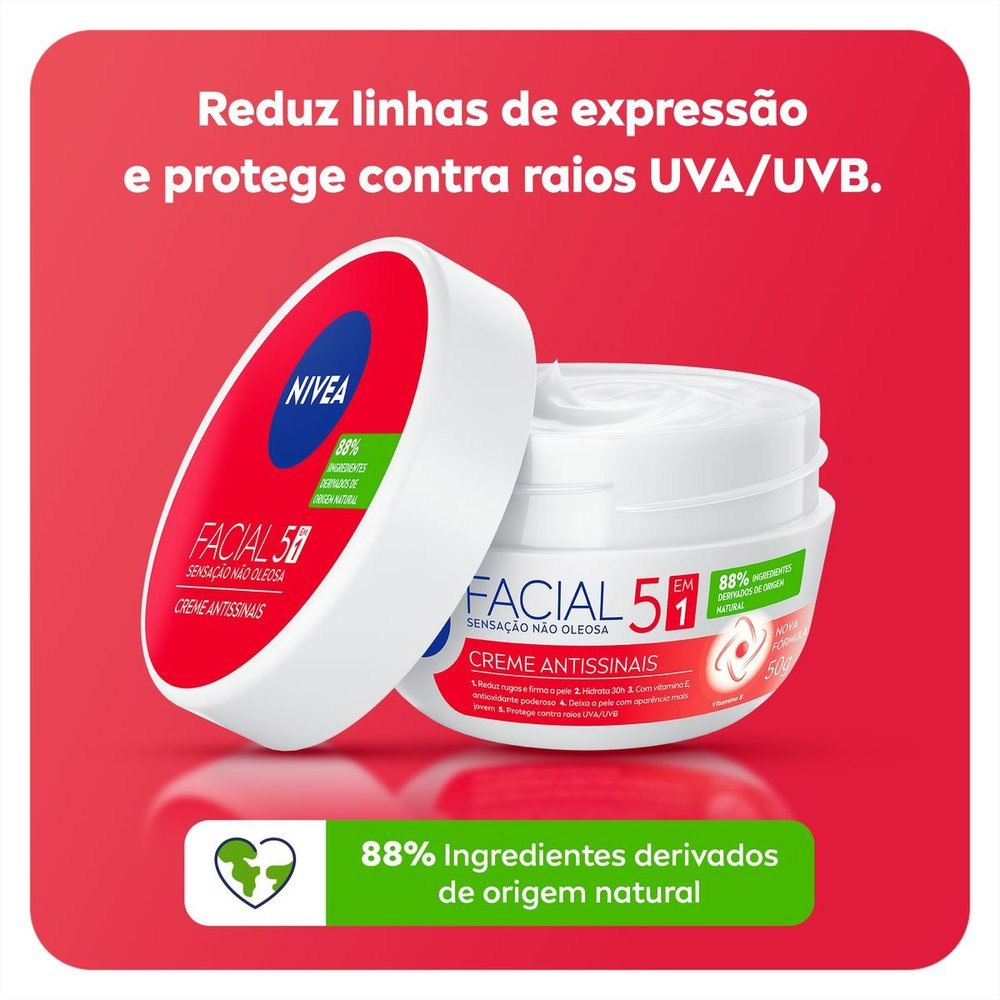 Creme Facial Nivea 50g Antissinais — imagem 3 | Drogaria Taveira