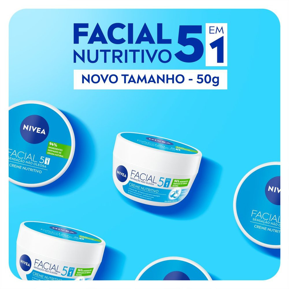 Creme Facial Nivea 50g Nutritivo — imagem 2 | Drogaria Taveira