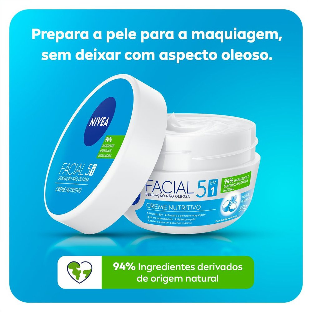 Creme Facial Nivea 50g Nutritivo — imagem 3 | Drogaria Taveira