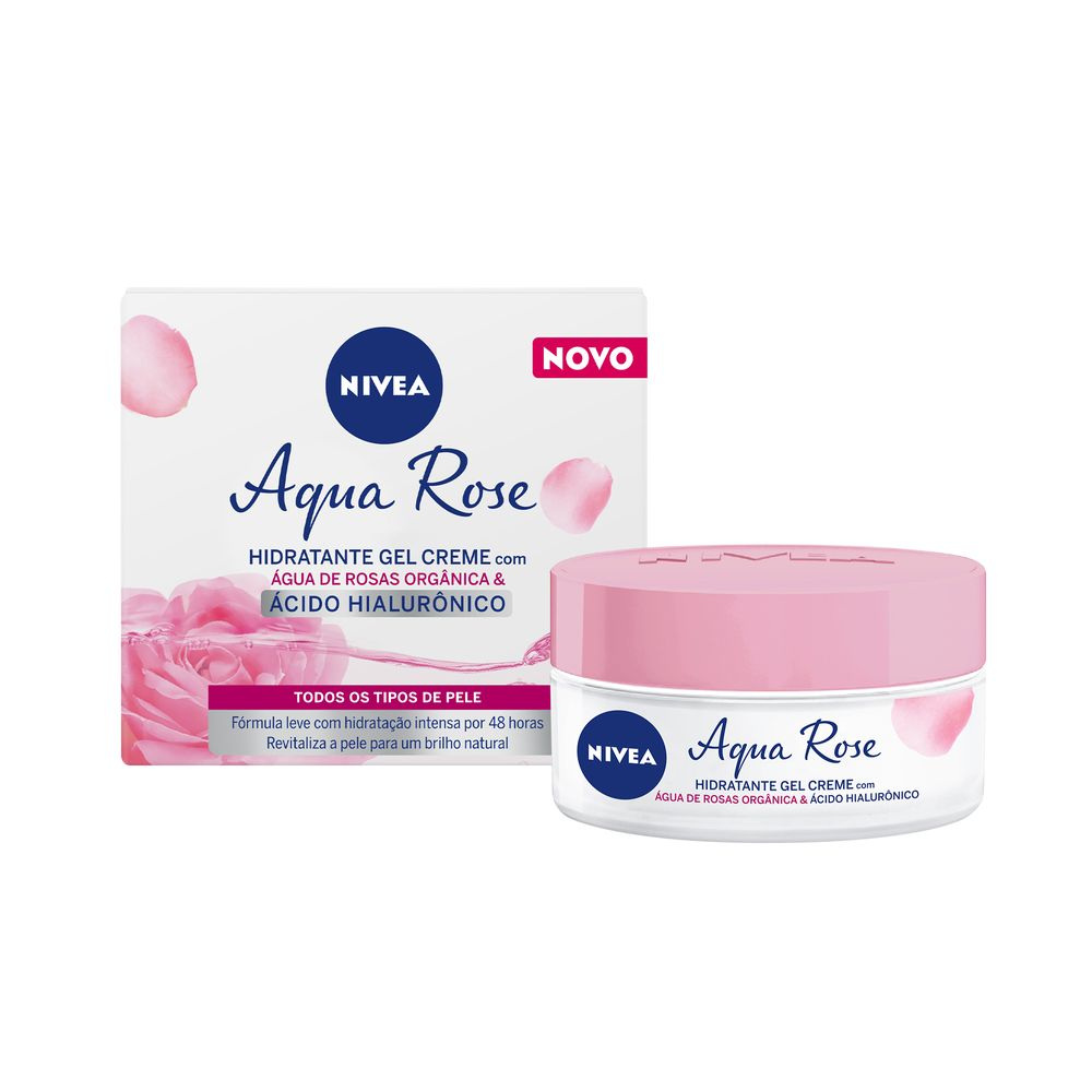 Creme Facial Nivea Aqua Rose Hidratante em Gel 50ml — imagem 2 | Drogaria Taveira