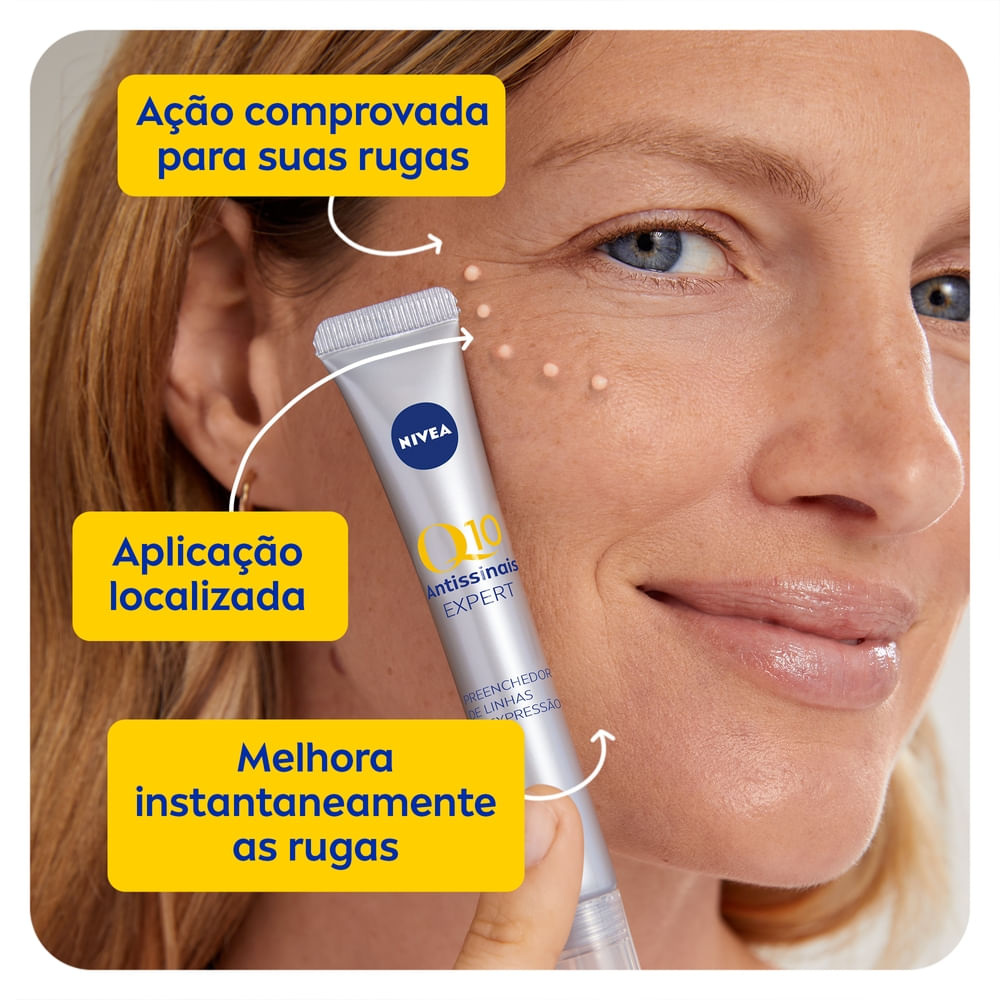 Creme Facial Nivea Q10 Expert Antissinais Preenchedor 15ml — imagem 4 | Drogaria Taveira