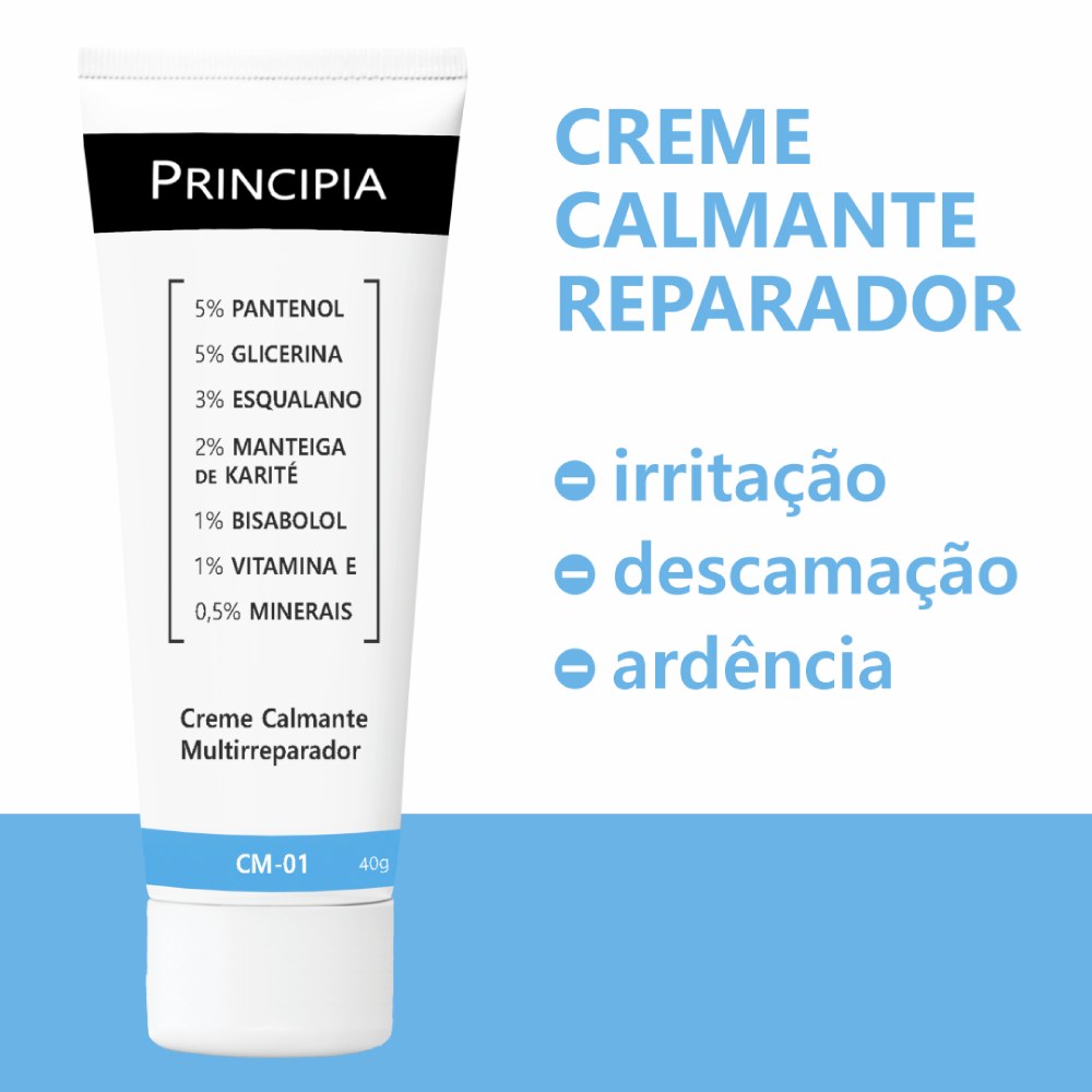 Creme Facial Principia CM-01 Calmante Multirreparador 40g — imagem 4 | Drogaria Taveira