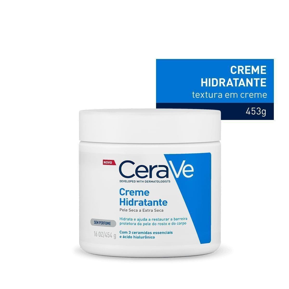 Creme Hidratante CeraVe Pele Seca a Extra Seca 454 g — imagem 3 | Drogaria Taveira