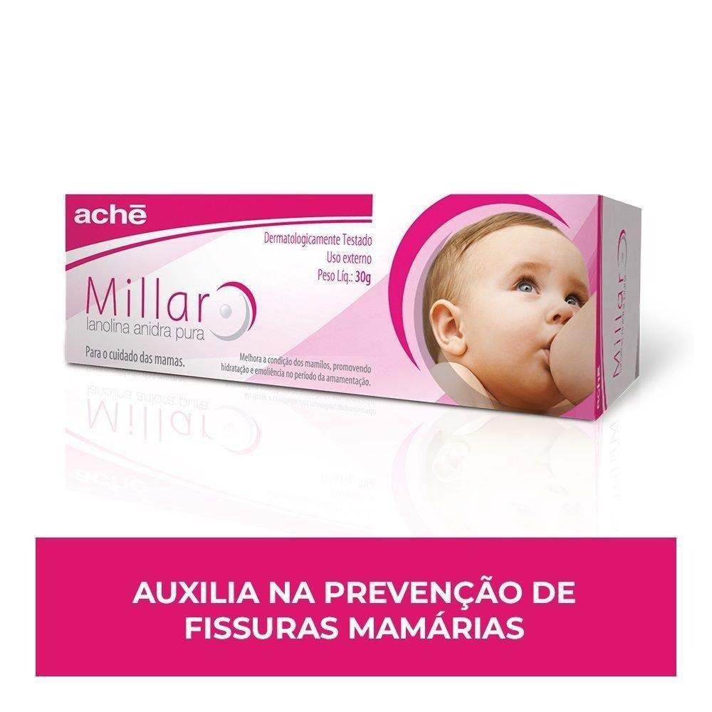Creme Hidratante para os Seios Millar com Lanolina Pura 30g — Millar | Drogaria Taveira