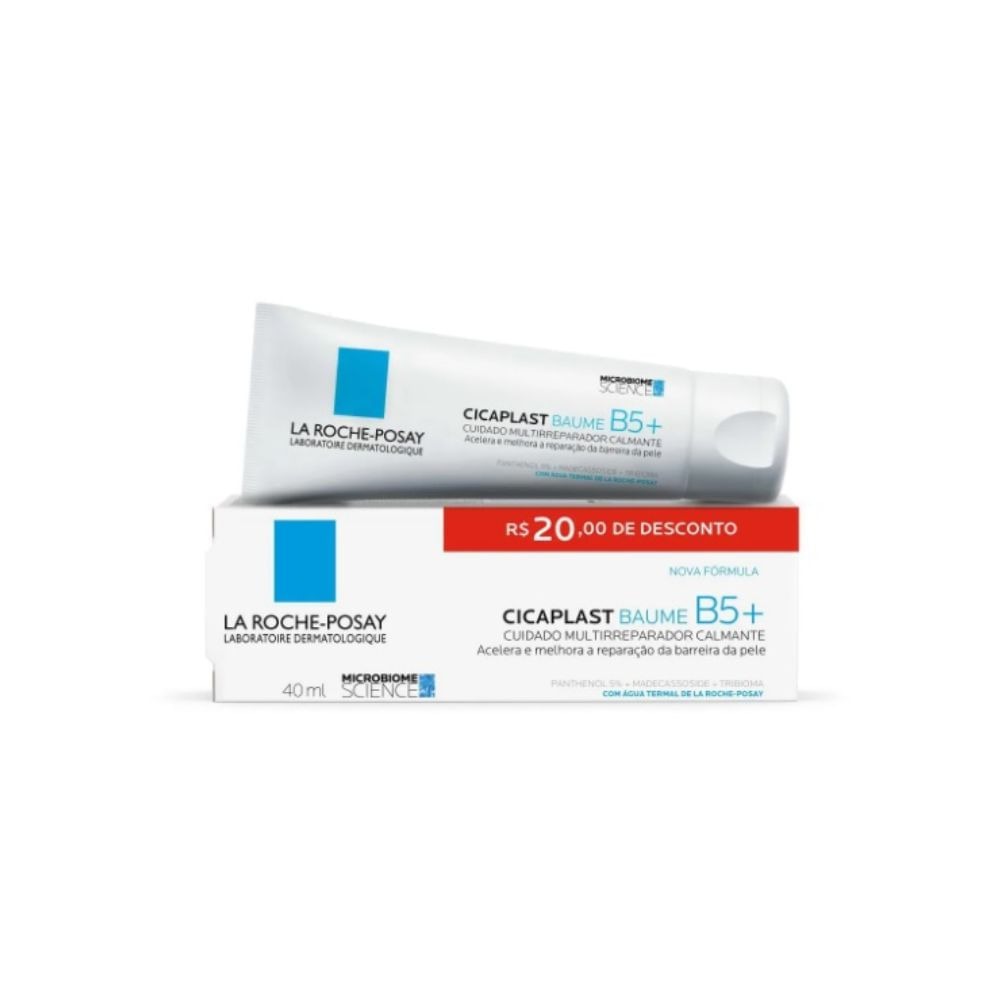 Creme La Roche-Posay Cicaplast Baume B5+ Multirreparador Calmante 40ml — imagem 2 | Drogaria Taveira