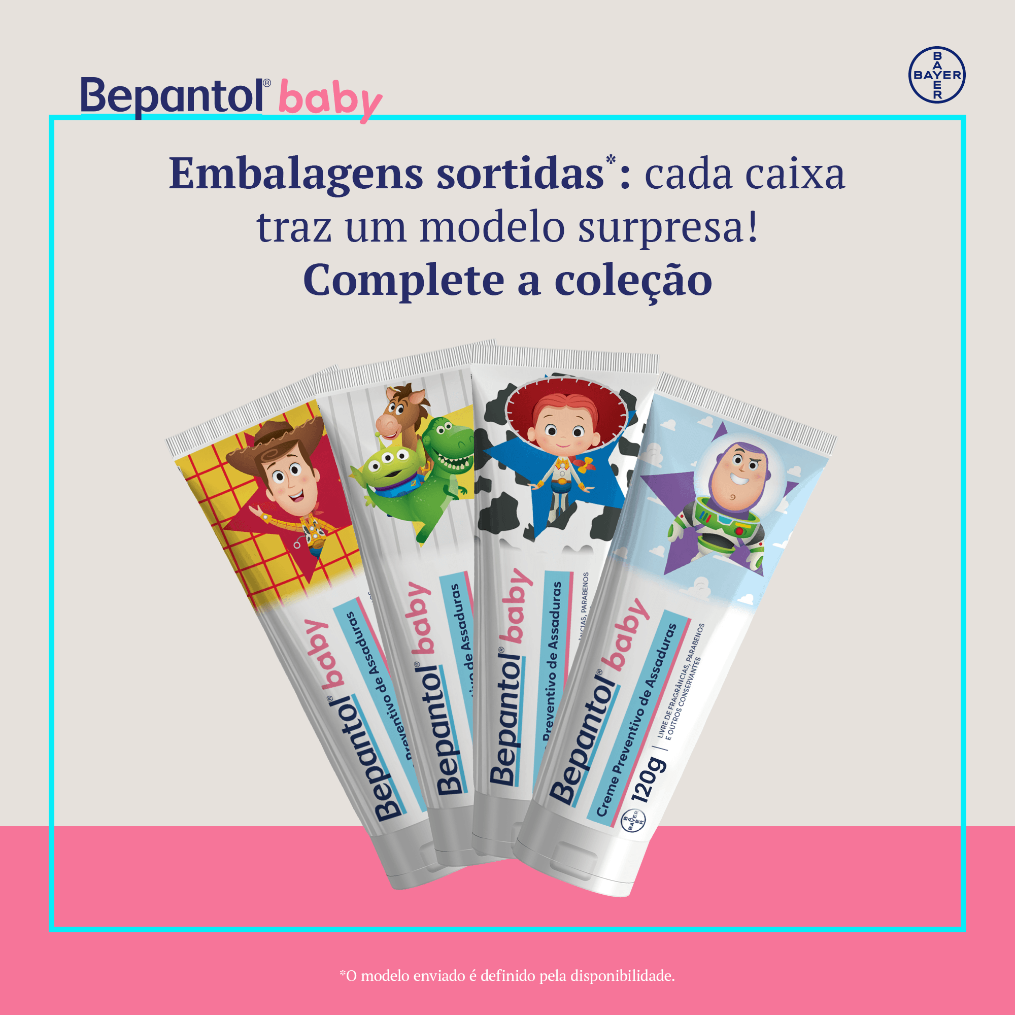 Creme Para Assaduras Bepantol Baby Disney Toy Story 120g — imagem 4 | Drogaria Taveira