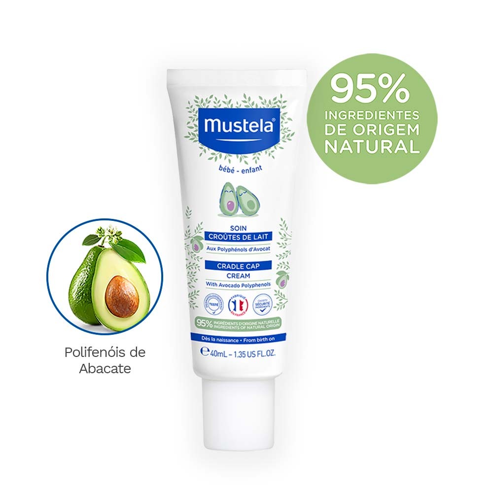 Creme para Crosta Láctea Mustela Stelaker Bebê Hipoalergênico 40ml — imagem 2 | Drogaria Taveira