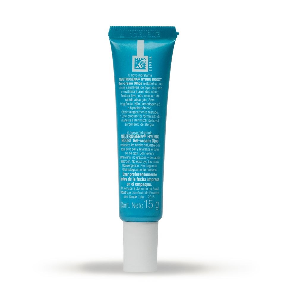 Creme para o Contorno dos Olhos Neutrogena Hydro Boost com Ácido Hialurônico Gel 15g — imagem 3 | Drogaria Taveira