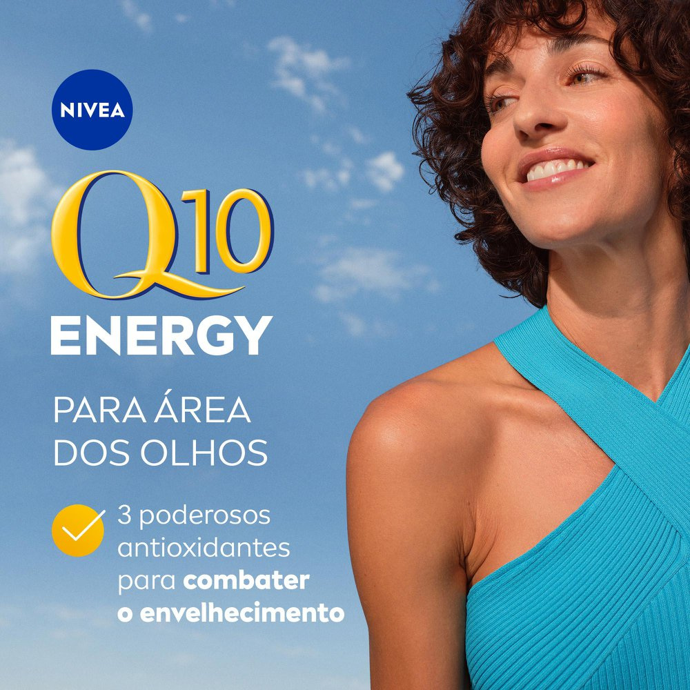 Creme para o Contorno dos Olhos Nivea Q10 Energy Antissinais 15g — imagem 2 | Drogaria Taveira