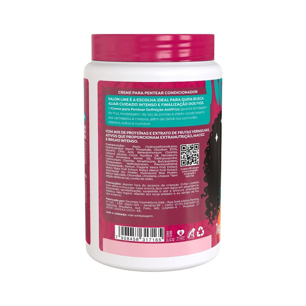Creme Para Pentear Definição Antifrizz 1kg — imagem 3 | Drogaria Taveira