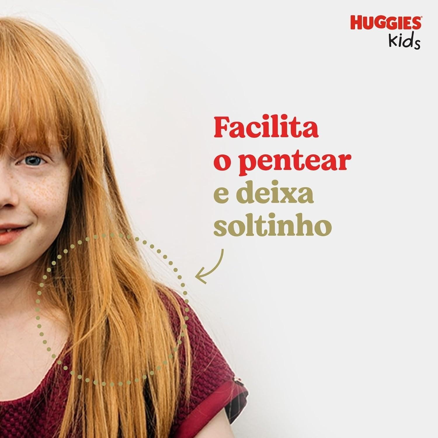 Creme para Pentear Infantil Huggies Kids Brilho Mágico 360ml — imagem 2 | Drogaria Taveira