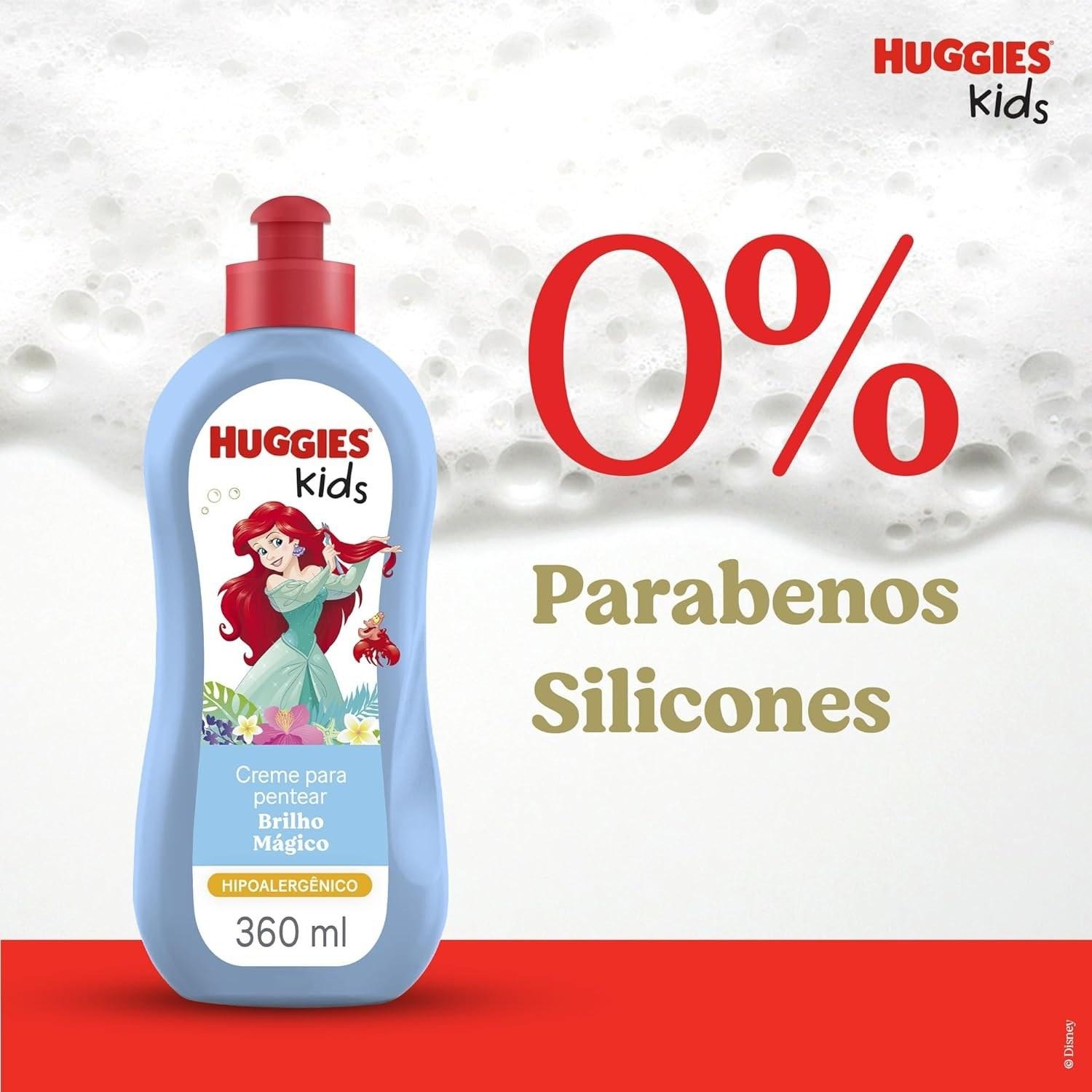 Creme para Pentear Infantil Huggies Kids Brilho Mágico 360ml — imagem 4 | Drogaria Taveira