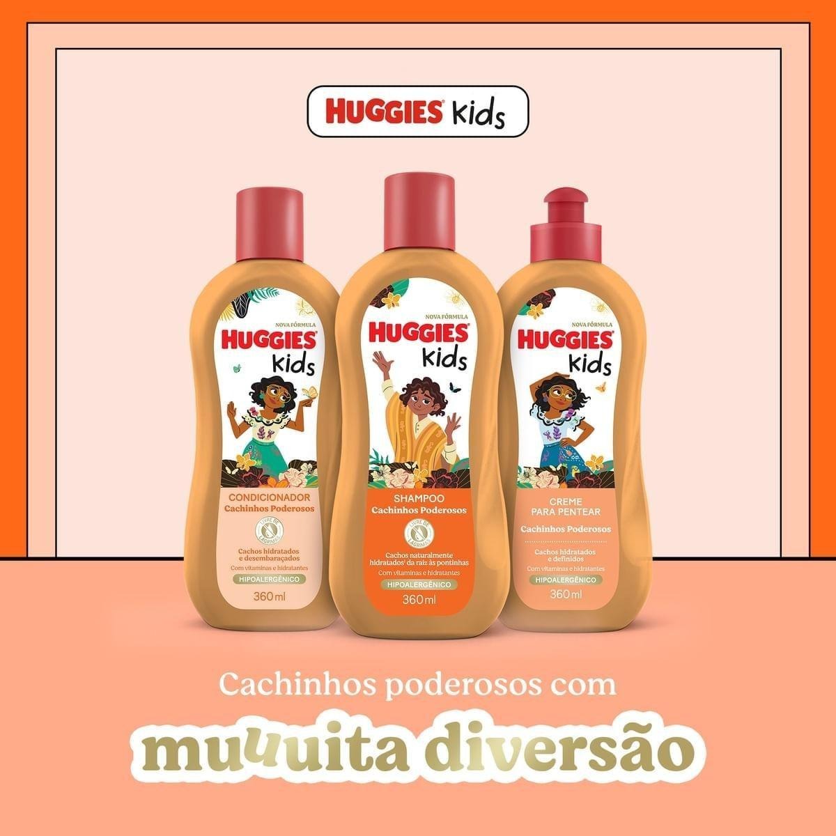 Creme para Pentear Infantil Huggies Kids Cachinhos Poderosos 360ml — imagem 3 | Drogaria Taveira