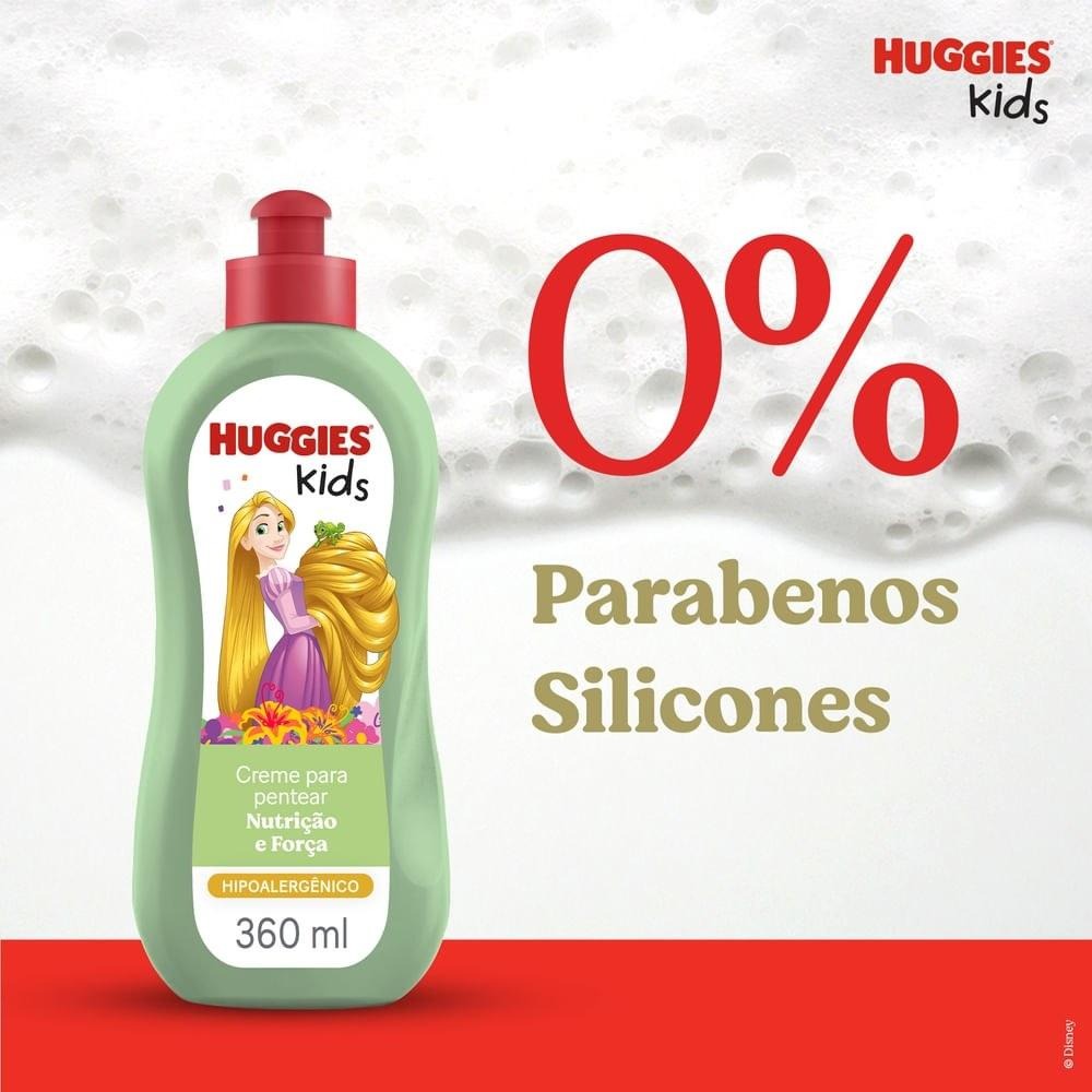 Creme para Pentear Infantil Huggies Kids Enrolados Nutrição e Força 360ml — imagem 4 | Drogaria Taveira
