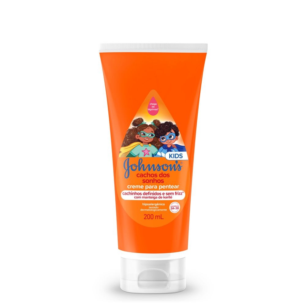 Creme para Pentear Infantil Johnson's Baby Cachos dos Sonhos 200ml — imagem 2 | Drogaria Taveira