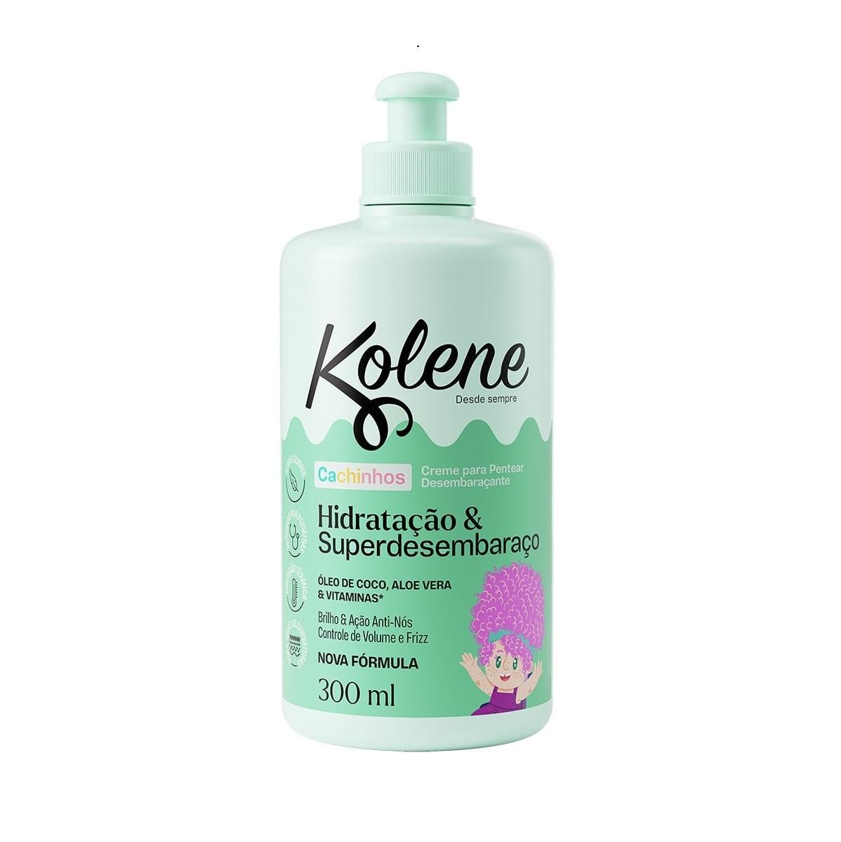 Creme para Pentear Infantil Kolene Cachinhos Hidratação e Super Desembaraço 300ml — Kolene | Drogaria Taveira