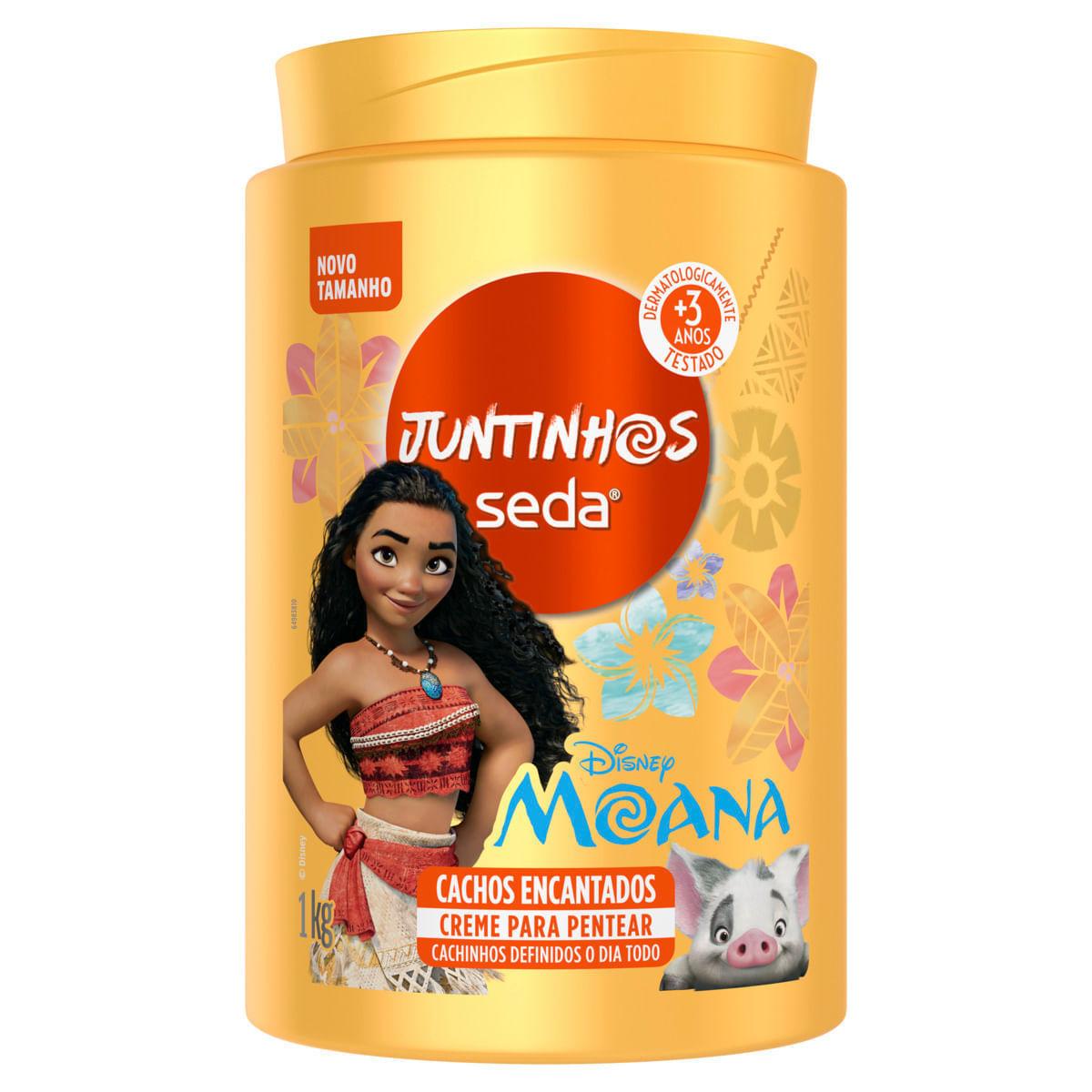 Creme Para Pentear Infantil Moana Seda Juntinhos Cachos Encantados 1kg — Seda | Drogaria Taveira