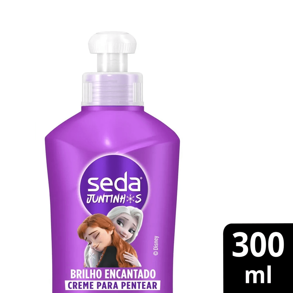 Creme para Pentear Infantil Seda Juntinhos Frozen Brilho Encantado 300ml — Seda | Drogaria Taveira