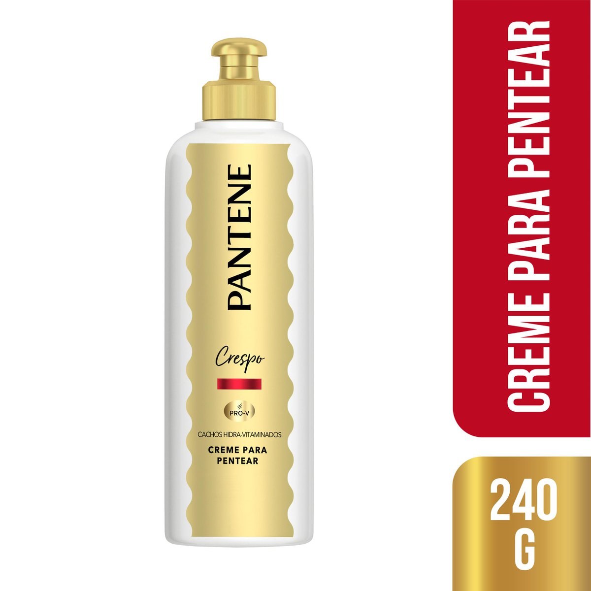 Creme Para Pentear Pantene Cachos Hidra-vitaminados Crespos 240g — imagem 2 | Drogaria Taveira