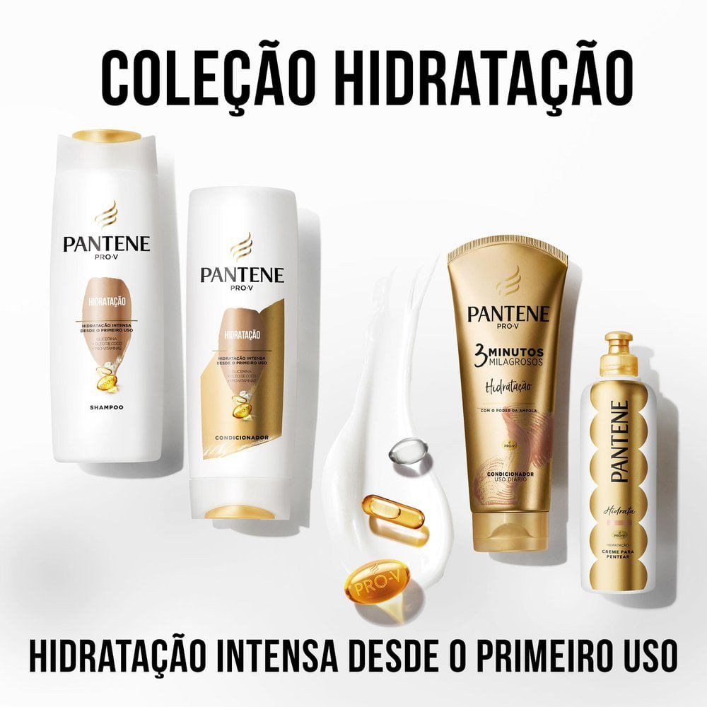 Creme Para Pentear Pantene Hidrata 600g — imagem 2 | Drogaria Taveira