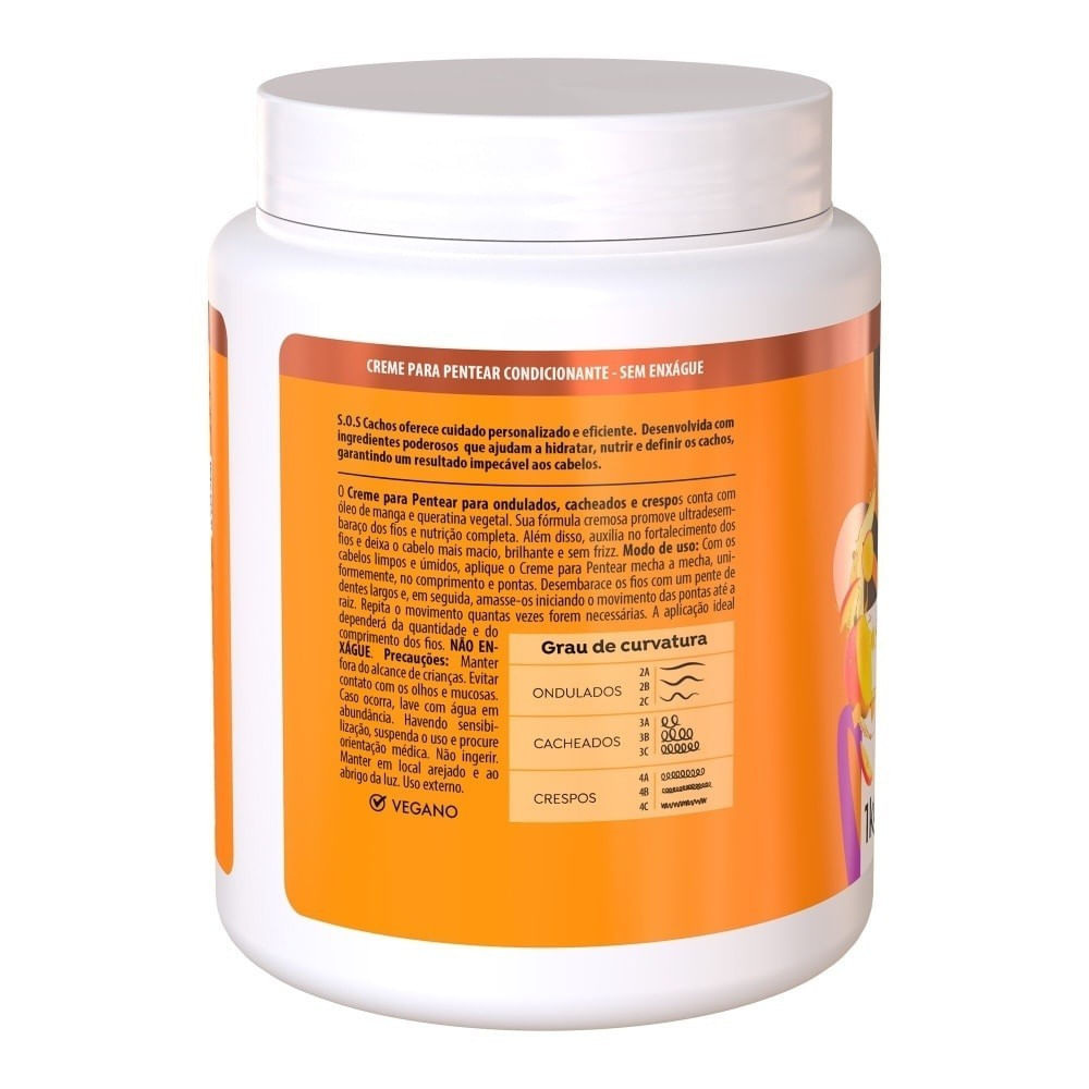 Creme Para Pentear SOS Cachos Óleo de Manga 1kg Salon Line — imagem 2 | Drogaria Taveira