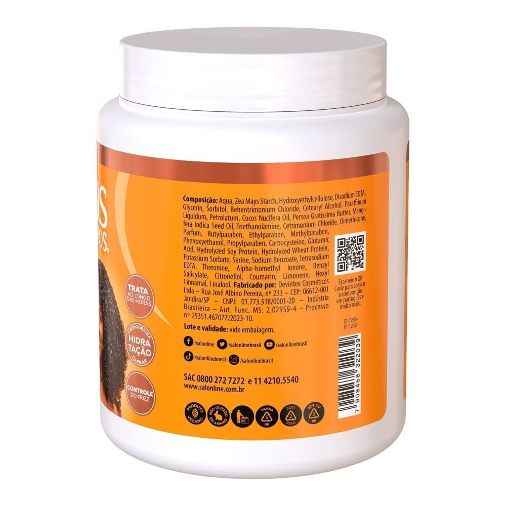Creme Para Pentear SOS Cachos Óleo de Manga 1kg Salon Line — imagem 3 | Drogaria Taveira