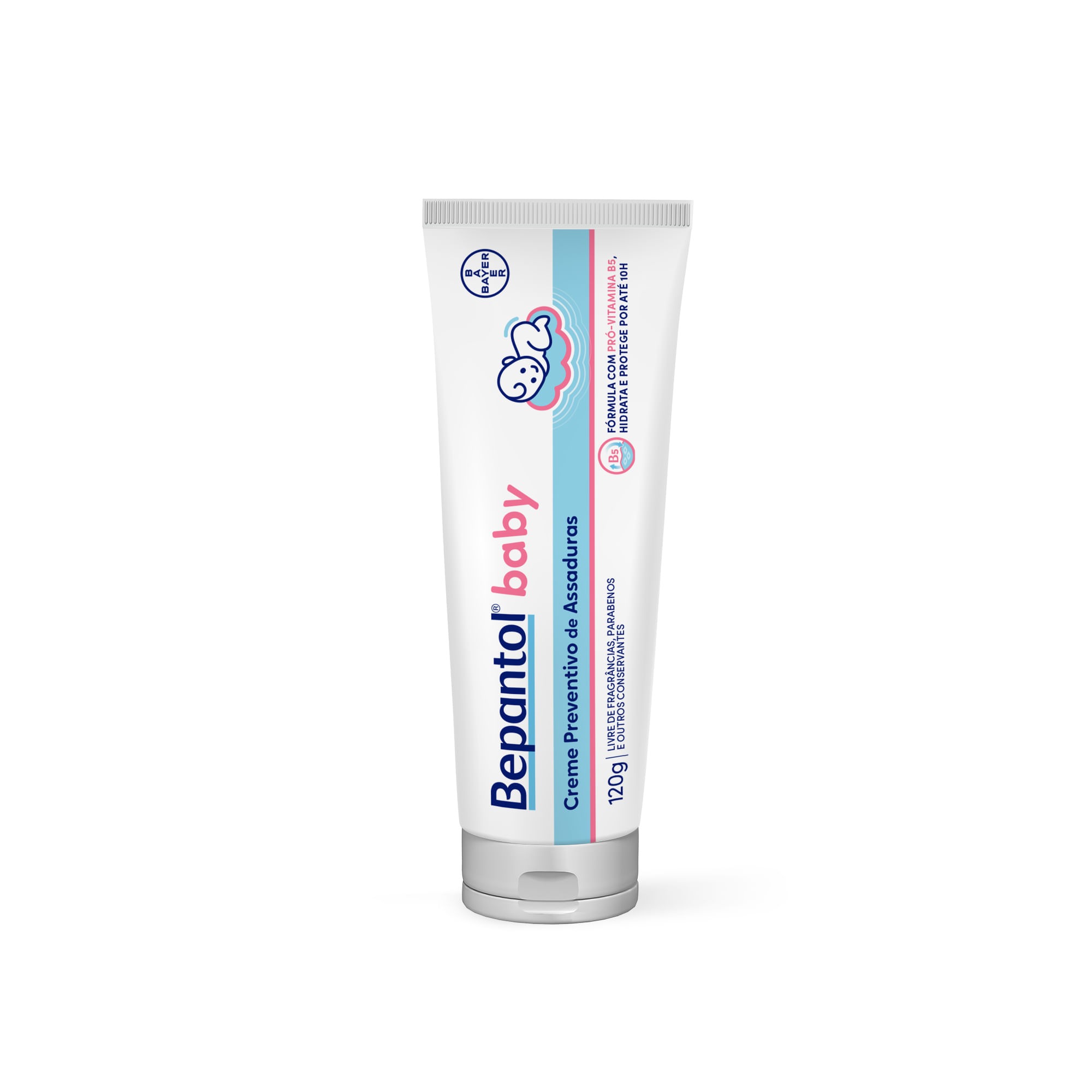 Creme Preventivo de Assaduras a Bepantol Baby com Pró-Vitamina B5 Hipoalergênico Recém-Nascido 120g — Bepantol | Drogaria Taveira