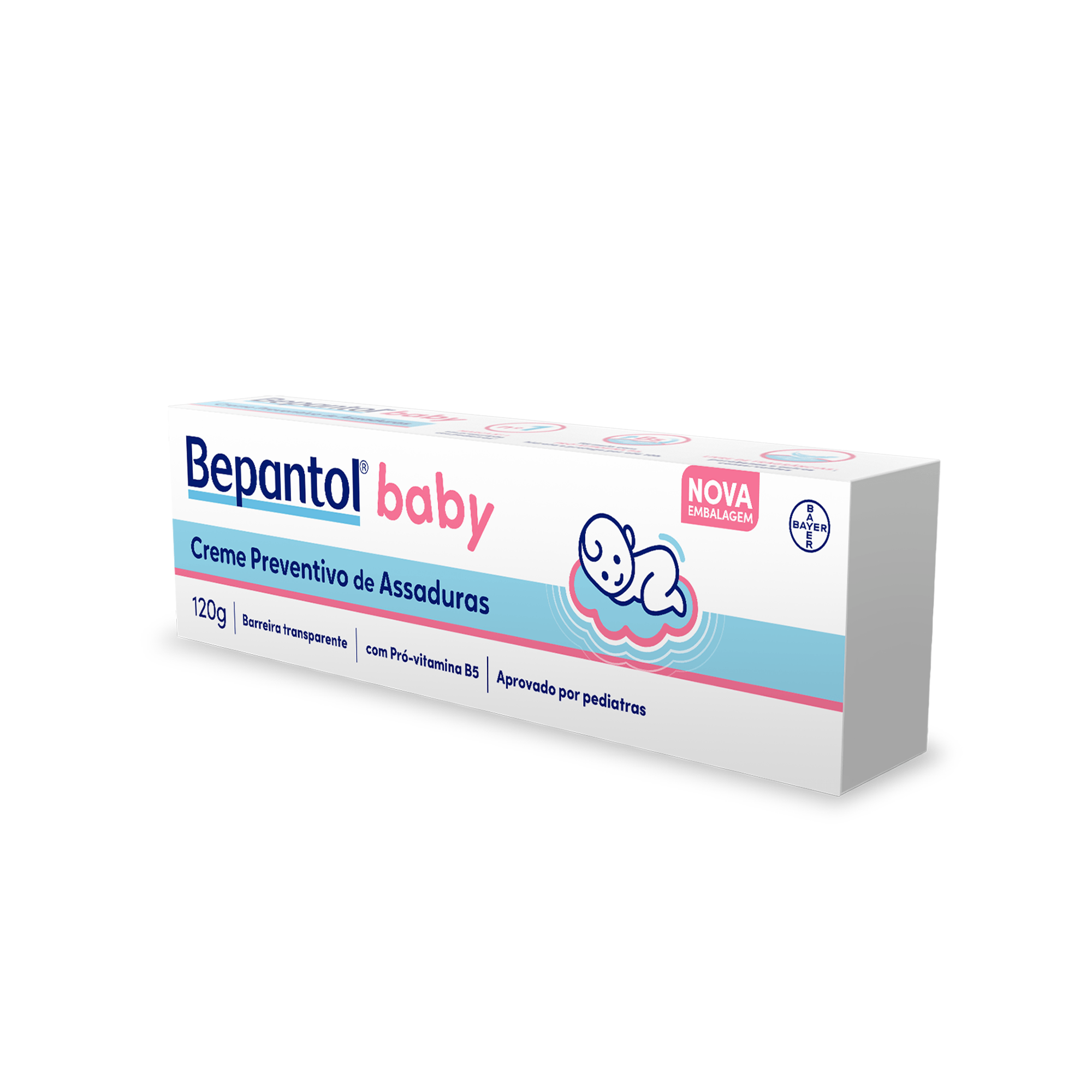 Creme Preventivo de Assaduras a Bepantol Baby com Pró-Vitamina B5 Hipoalergênico Recém-Nascido 120g — imagem 4 | Drogaria Taveira