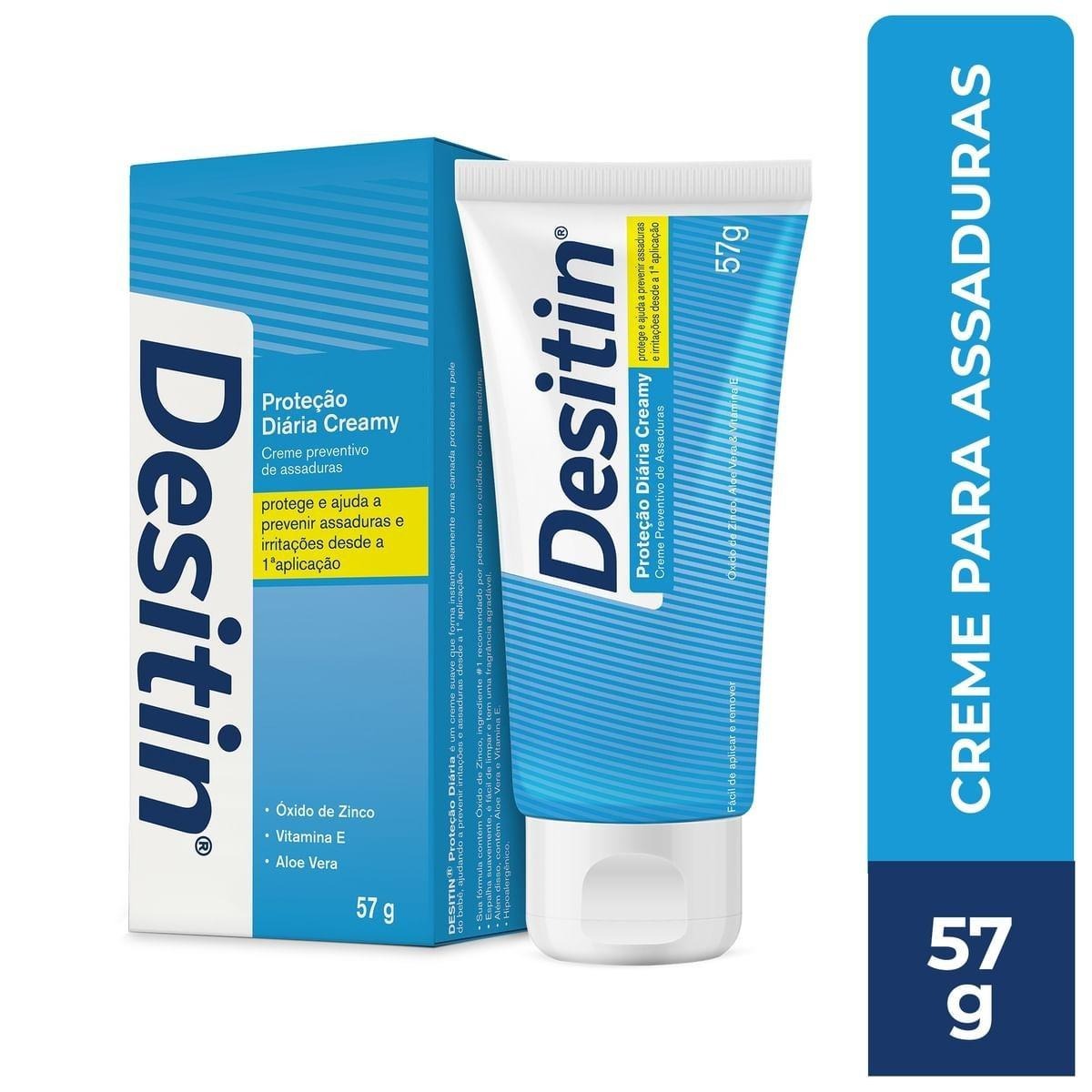 Creme Preventivo De Assaduras Desitin Proteção Diária Creamy 57G — Desitin | Drogaria Taveira