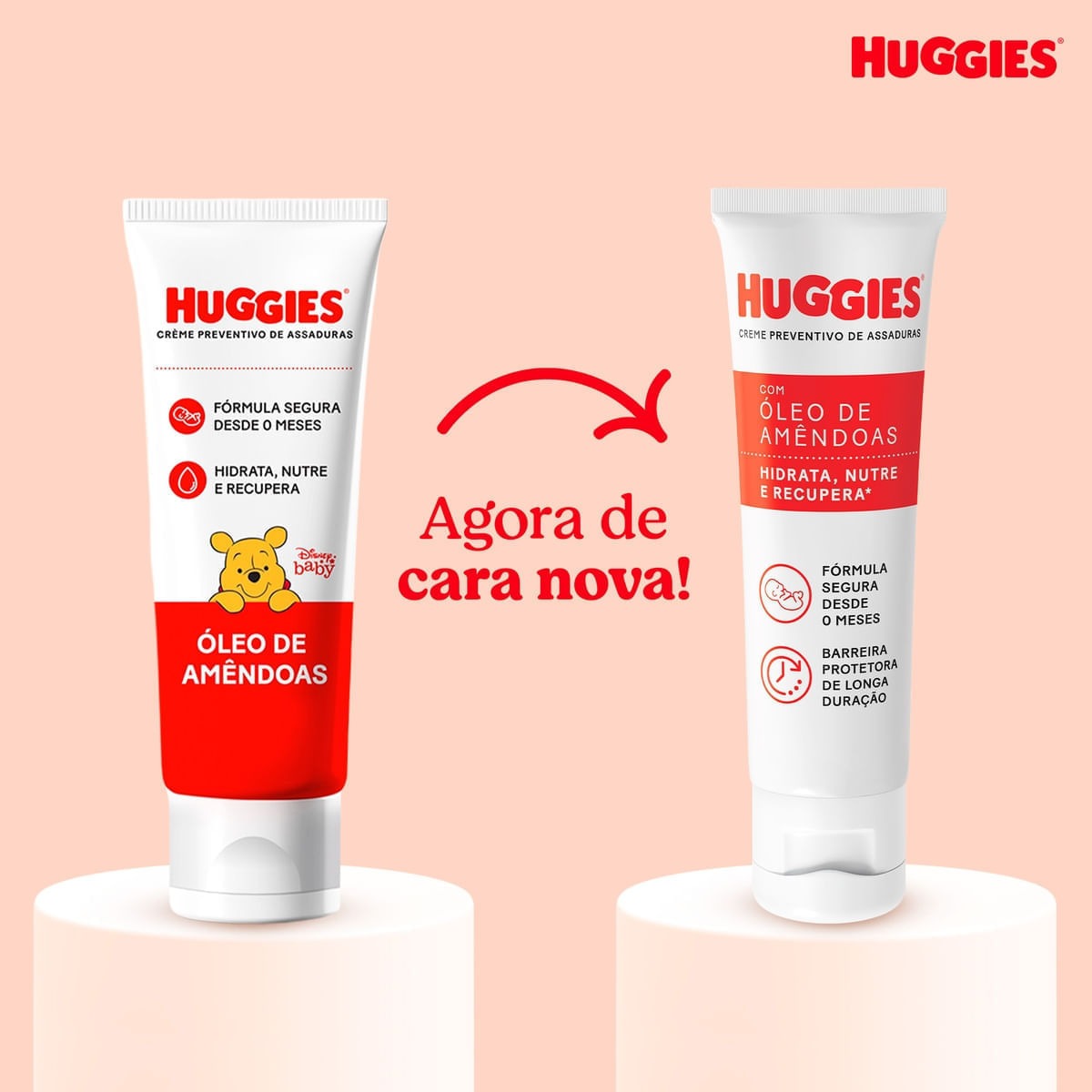 Creme Preventivo de Assaduras Huggies Pele Protegida 80g — imagem 2 | Drogaria Taveira