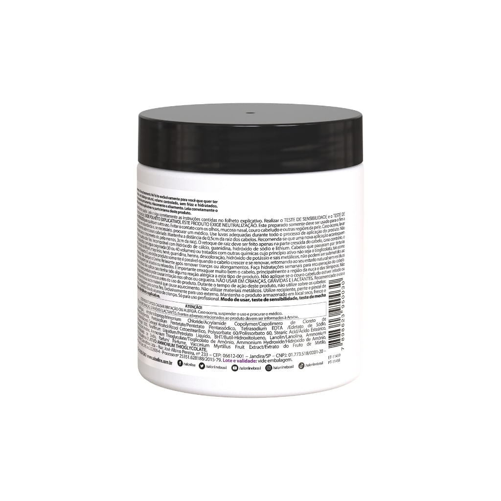 Creme Salon Line Relaxamento Permanente Afro 500g — imagem 3 | Drogaria Taveira