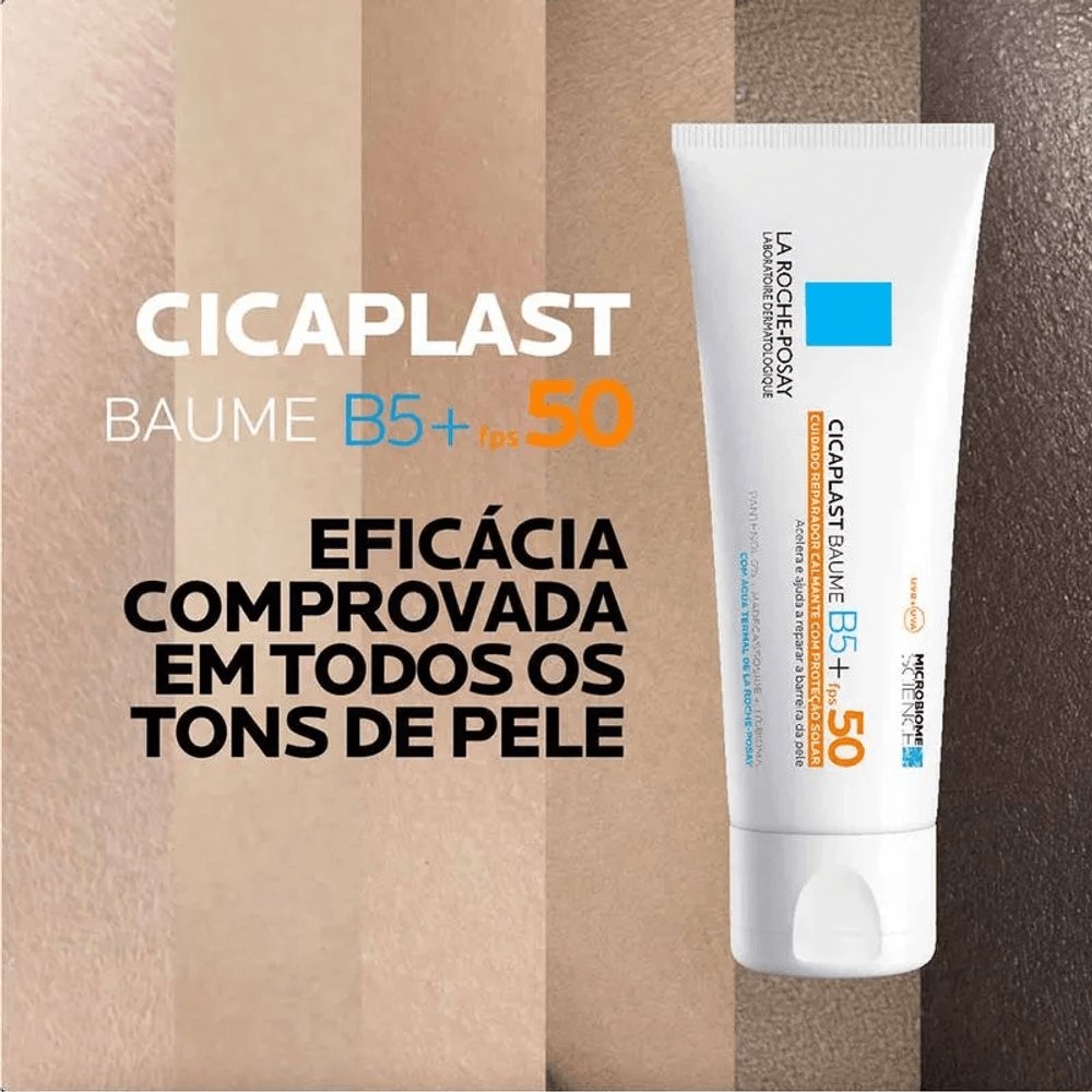 Cuidado Reparador Calmante La Roche-Posay Fps50 Cicaplast Baume B5+ 40ml — imagem 2 | Drogaria Taveira