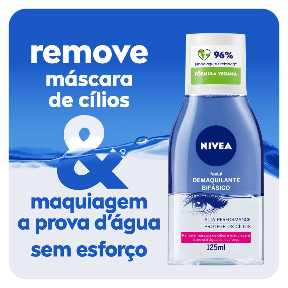 Demaquilante Nivea Bifásico 125ml — imagem 2 | Drogaria Taveira