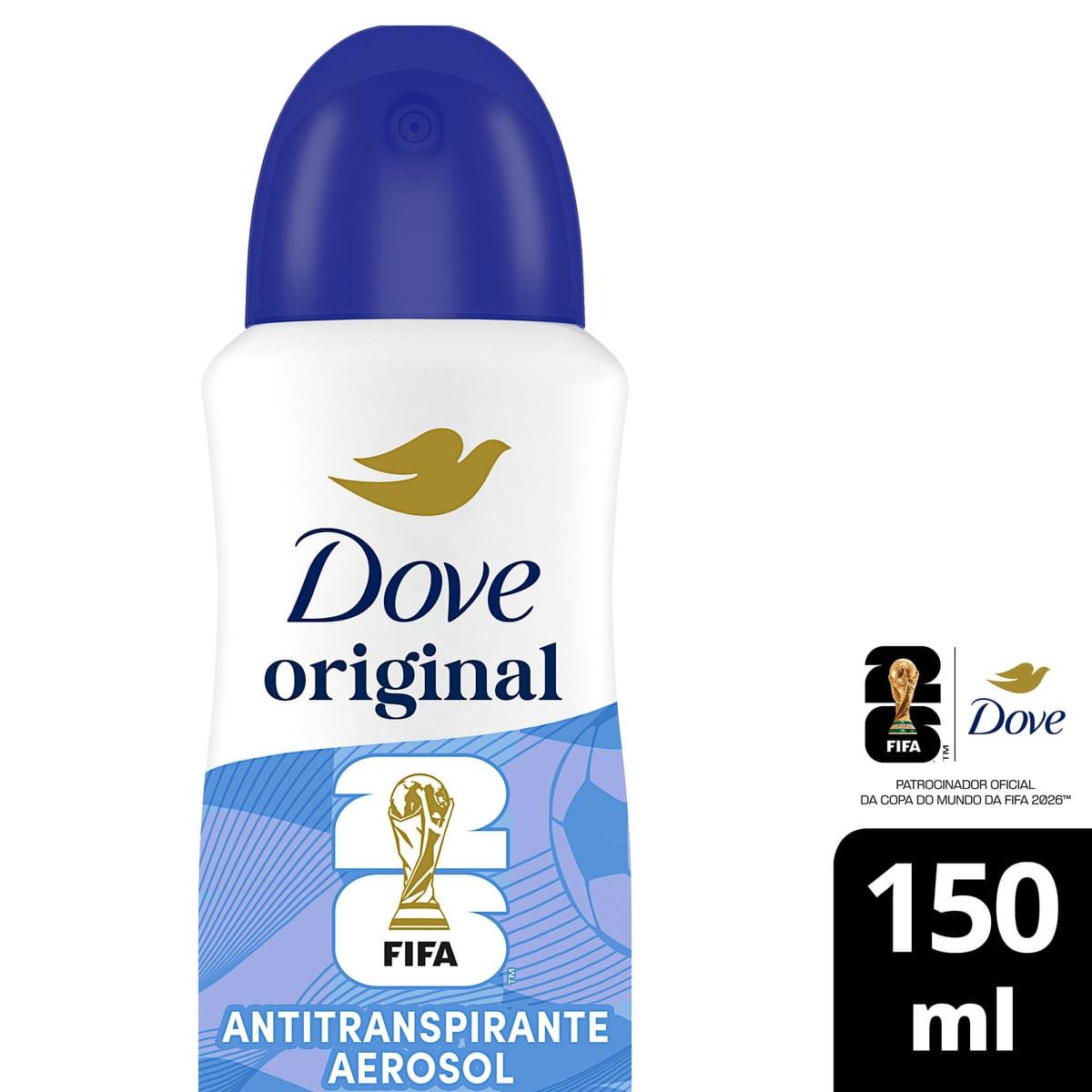 Desodorante Antitranspirante Dove Original 72h Aerossol 150ml — Dove | Drogaria Taveira