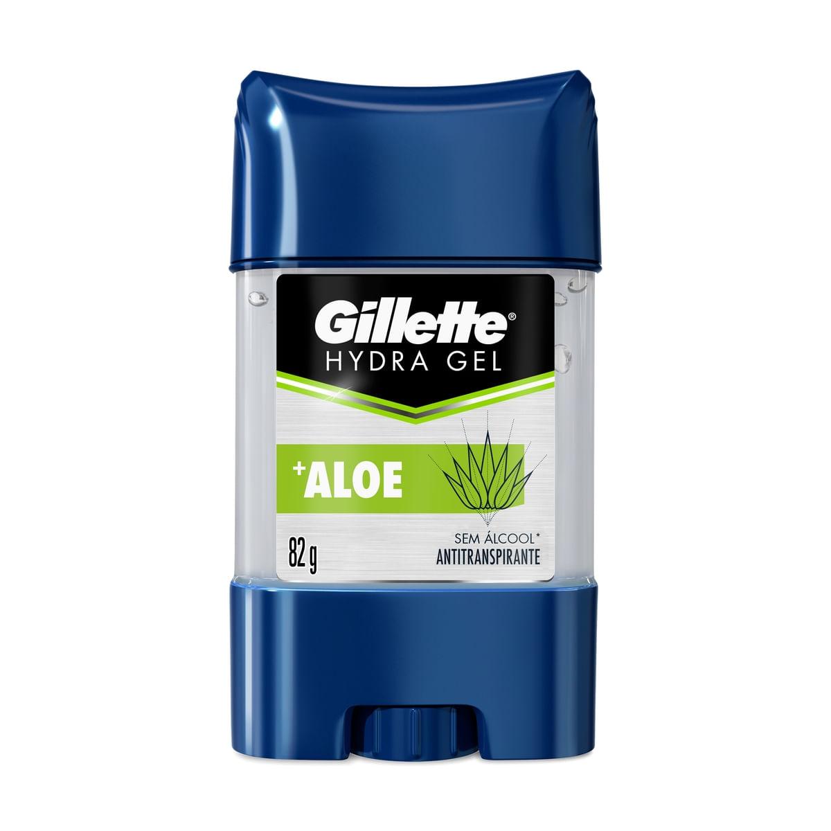 Desodorante Antitranspirante Gillette Hydra Gel +Aloe Gel Stick 82g — Gillette | Drogaria Taveira