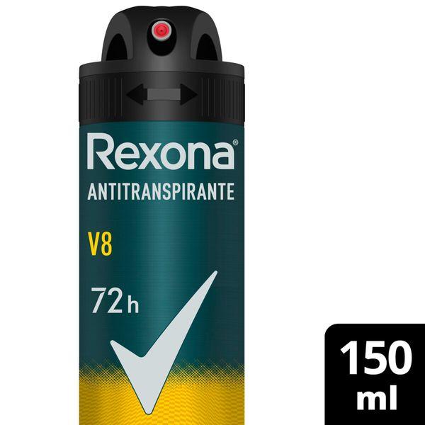 Desodorante Antitranspirante Rexona Men V8 72h Aerossol 150ml — Rexona | Drogaria Taveira